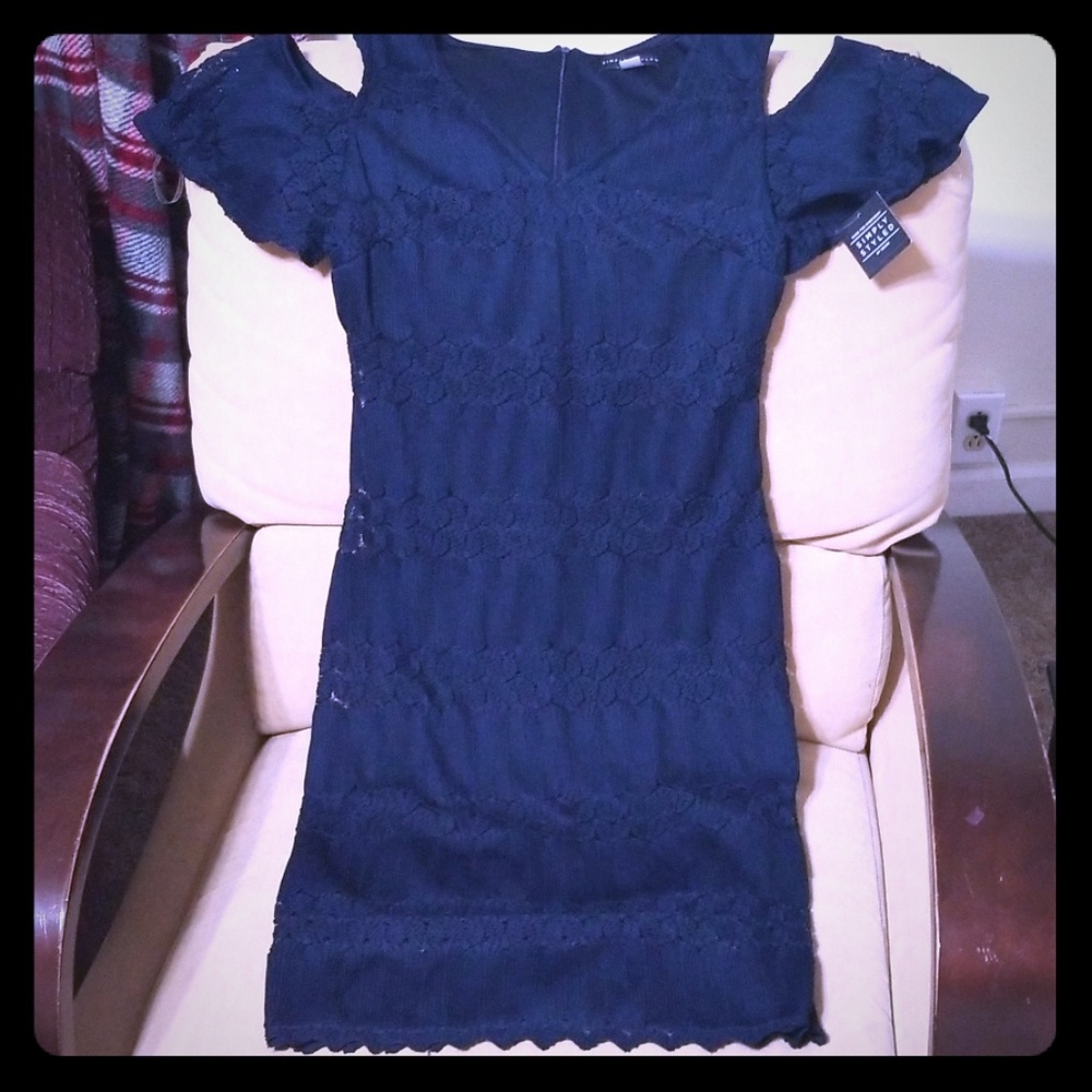 Classy navy dress